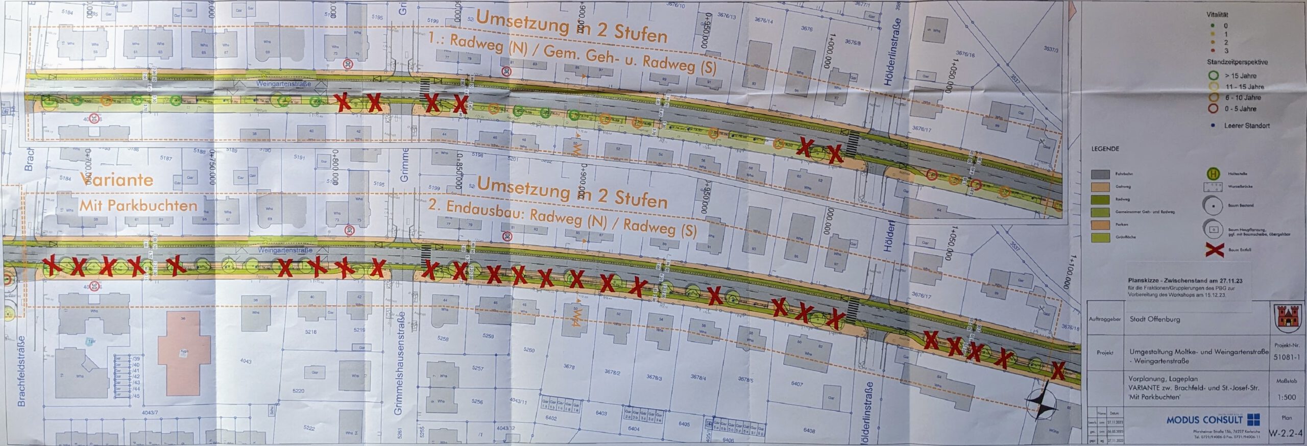 Du betrachtest gerade Wieviel Bäume werden in der Weingartenstraße gefällt?