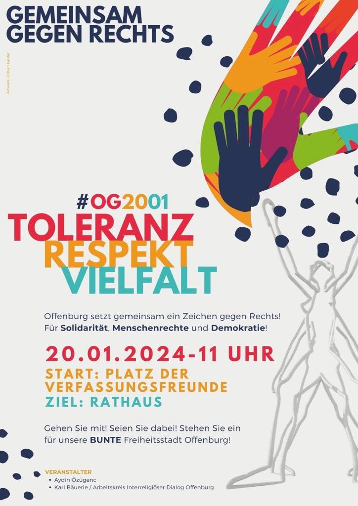 Read more about the article Offenburg steht für Toleranz, Vielfalt und Respekt