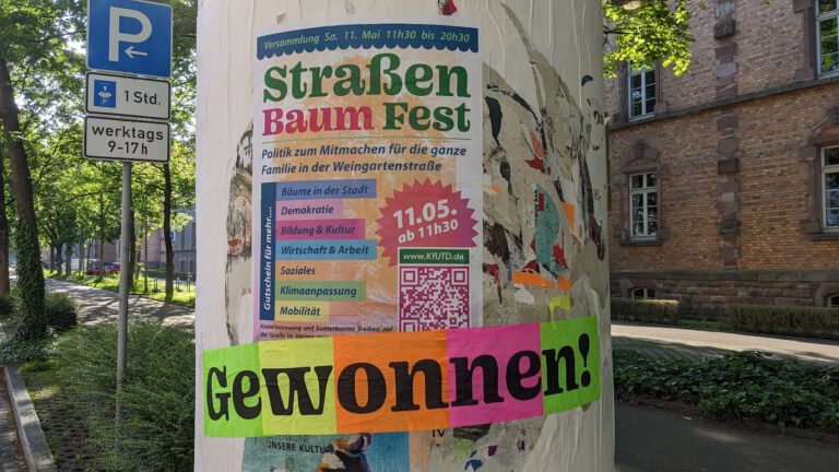 Mehr über den Artikel erfahren Das Straßen-Baum-Fest gewinnt