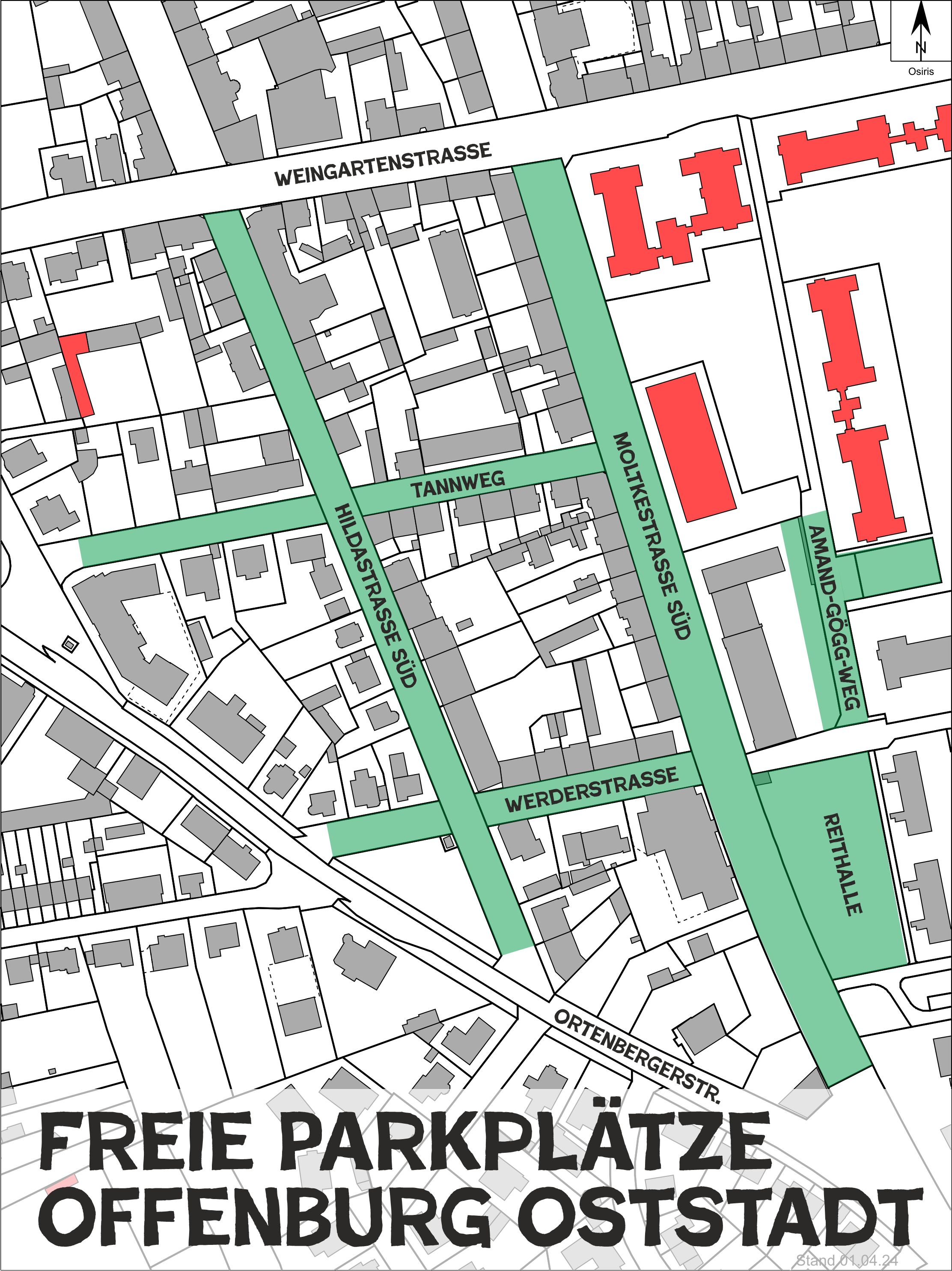 Du betrachtest gerade Freie Parkplätze im Quartier Moltkestraße Süd