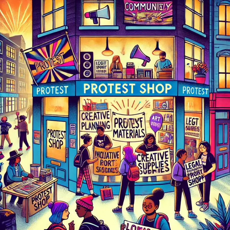Mehr über den Artikel erfahren Der Protestladen – Ein Ort für Veränderung