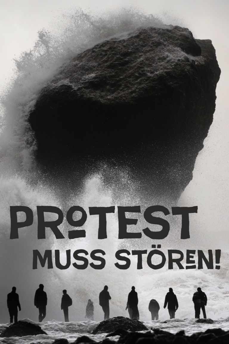 Mehr über den Artikel erfahren Protest muss stören!