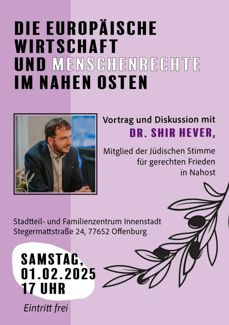 Mehr über den Artikel erfahren Die Europäische Wirtschaft und Menschenrechte im Nahen Osten