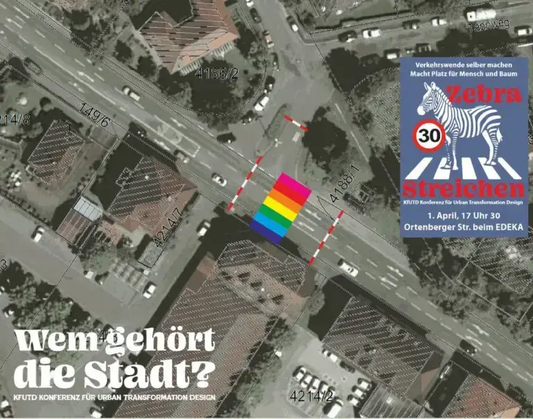 Mehr über den Artikel erfahren Zebrastreichen – Ortenbergerstraße