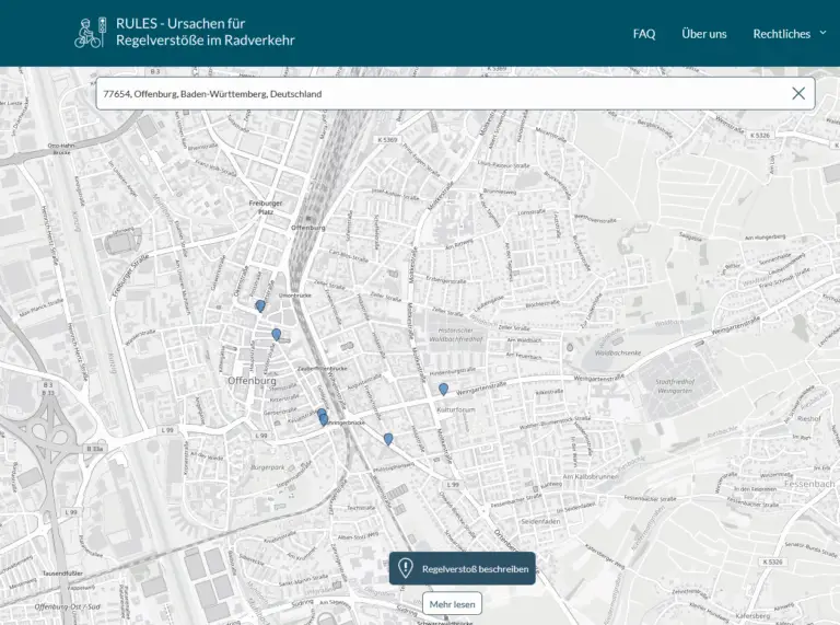Mehr über den Artikel erfahren Regelverstöße sichtbar machen – Fuß- und Radverkehr sicher gestalten!