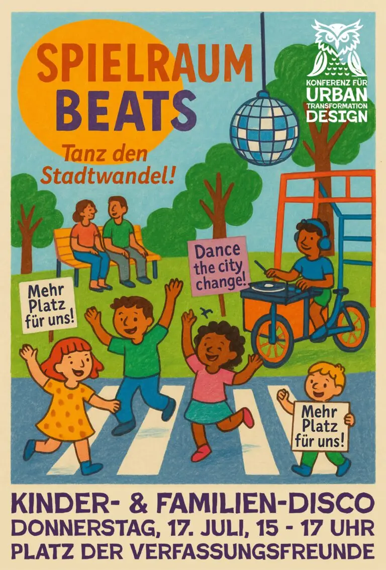 Mehr über den Artikel erfahren Spielraum Beats – Kinderdisco trifft Stadtwandel!