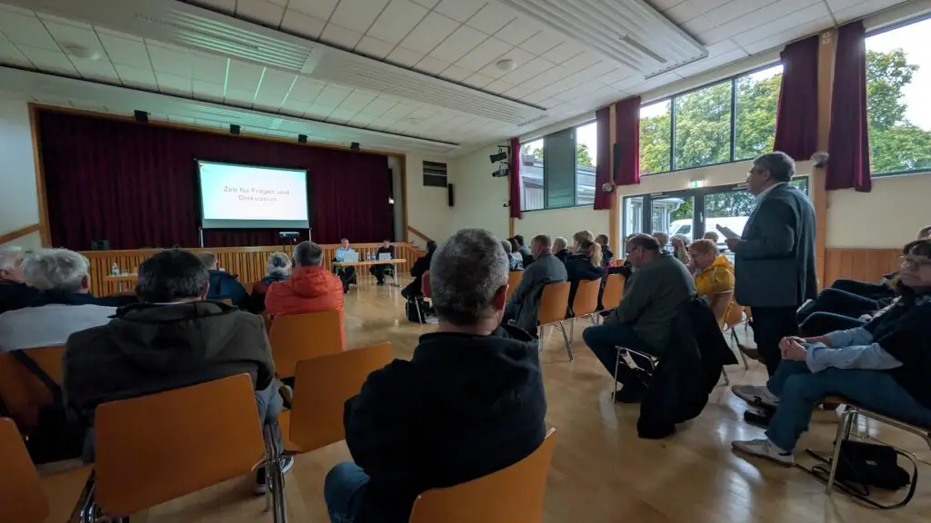 Versammlung zur kommenden Baumsatzung in Elgersweier