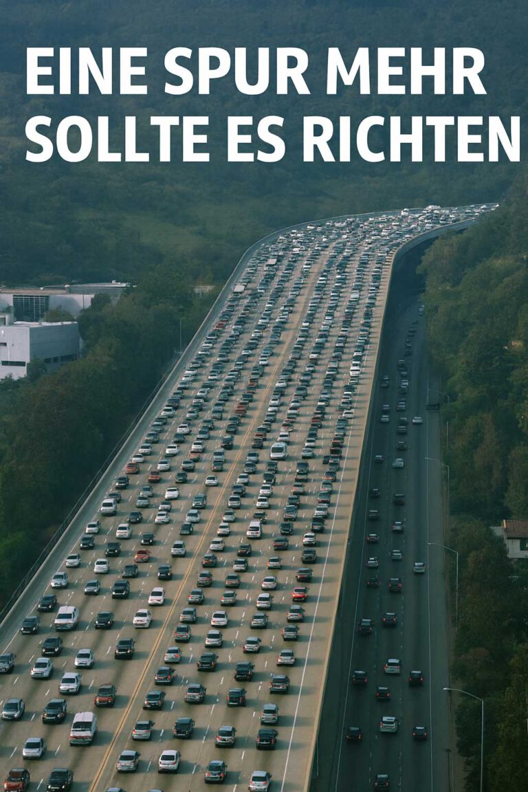 Mehr über den Artikel erfahren Leserbrief: Wer Straßen sät erntet Verkehr!