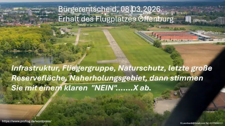 Mehr über den Artikel erfahren Informationsveranstaltung Flugplatz – Hilboltsweier
