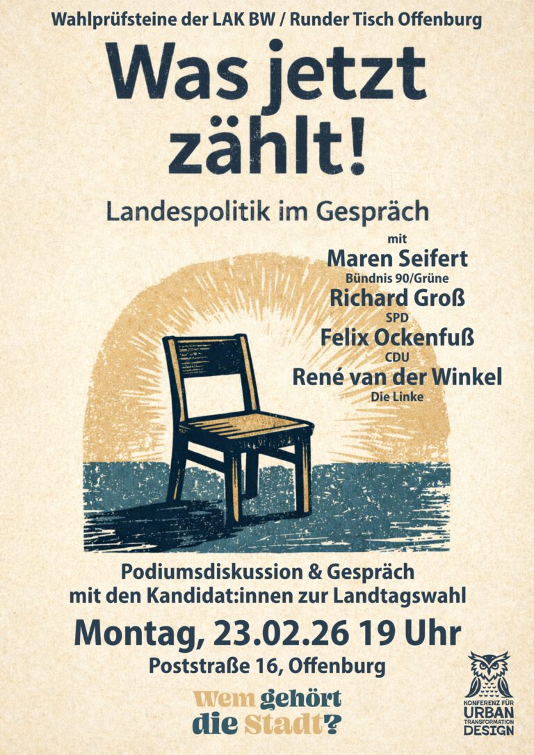 Mehr über den Artikel erfahren Was jetzt zählt! – Landespolitik im Gespräch