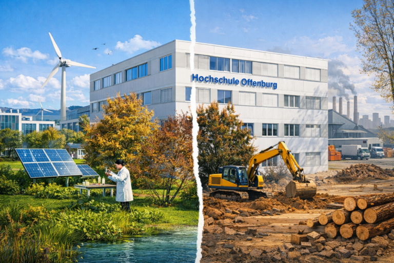 Mehr über den Artikel erfahren Nachhaltigkeit lehren – Flächenverbrauch unterstützen? Hochschule Offenburg