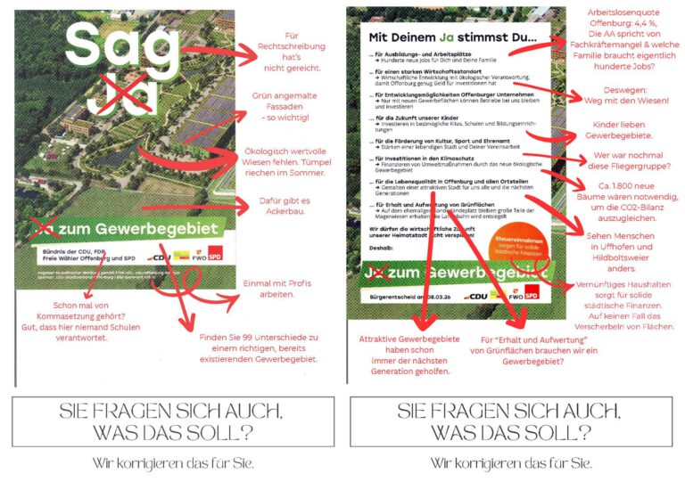 Mehr über den Artikel erfahren Roter Stift statt Hochglanz – Flugplatz Offenburg