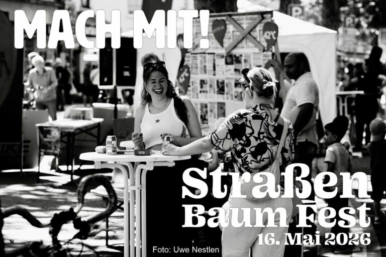 Mehr über den Artikel erfahren Das Straßen-Baum-Fest lädt ein offene Räume zum Leben zu erwecken