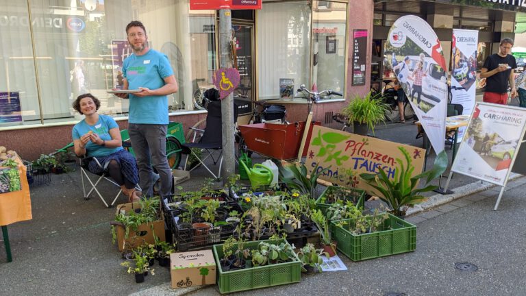 Mehr über den Artikel erfahren Pflanzentauschtag beim Straßen-Baum-Fest – bring Leben auf die Straße 🌿