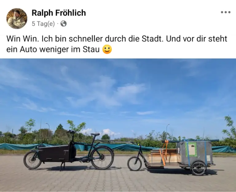 Mehr über den Artikel erfahren Lastenrad, Vespa, Zementsack – worum es in dieser Debatte wirklich geht