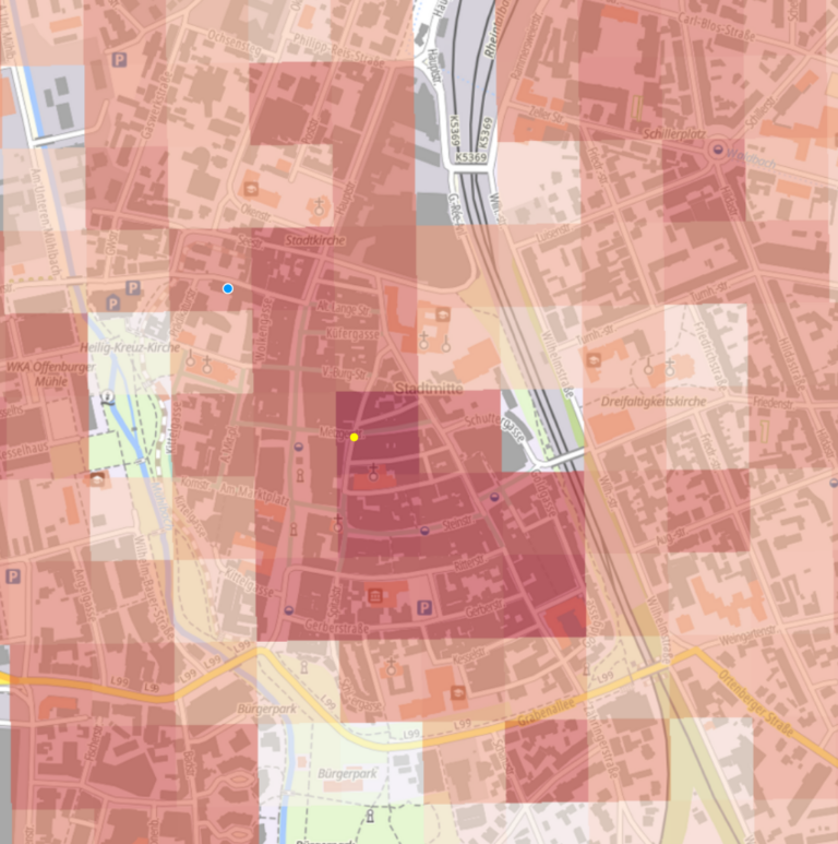 Mehr über den Artikel erfahren Die Offenburger Innenstadt läuft in eine Hitzefalle