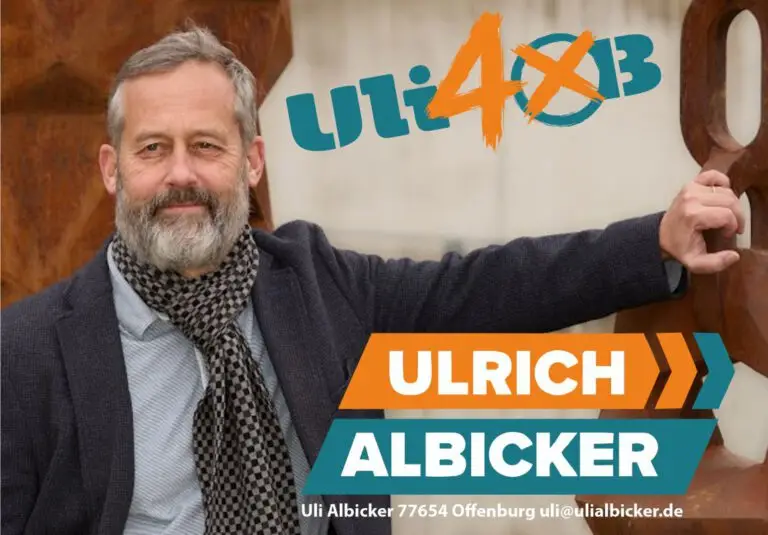 Mehr über den Artikel erfahren Uli Albicker – Eine Kandidatur aus der Stadtgesellschaft heraus