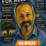 Stadt für alle: Ein Wahlplakat, das sich etwas traut