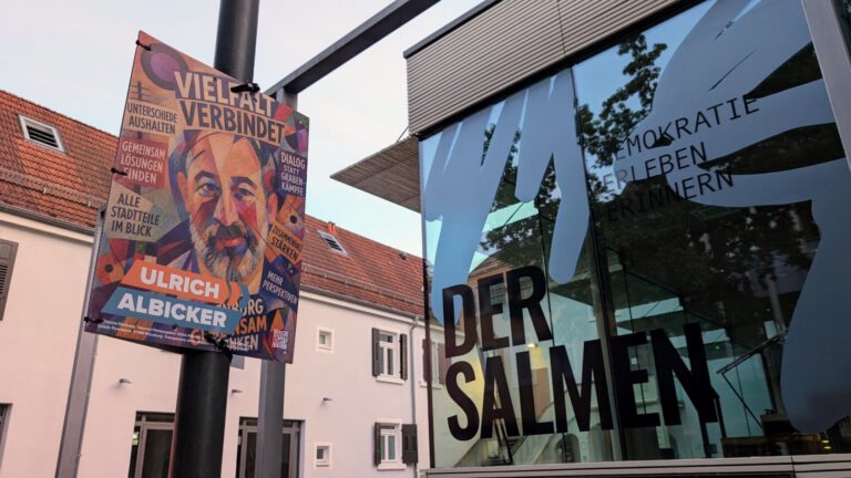 Mehr über den Artikel erfahren Das Ziel vor Augen: Ulrich Albicker startet Plakatkampagne zur OB-Wahl