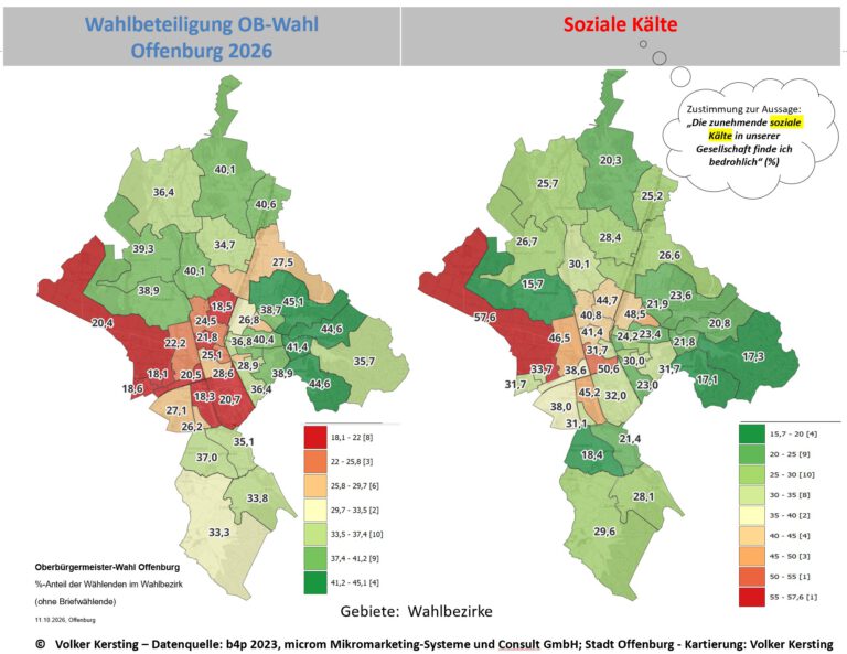 Mehr über den Artikel erfahren Wer wird gehört? Was zwei Karten über Offenburgs Demokratie erzählen